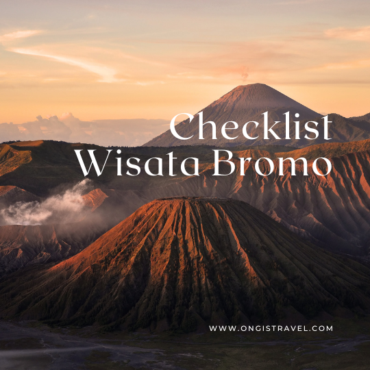 Checklist Wisata Bromo