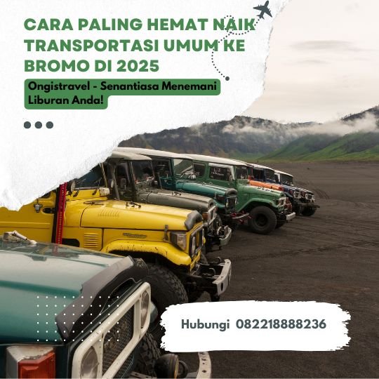 Cara Paling Hemat Naik Transportasi Umum ke Bromo di 2025