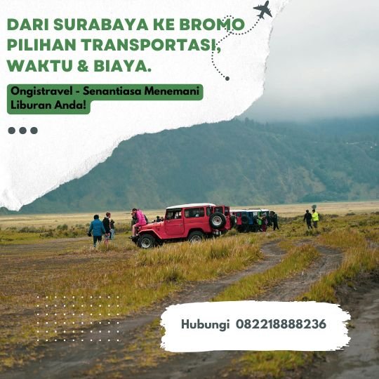 Dari Surabaya ke Bromo Pilihan Transportasi, Waktu & Biaya. (1)