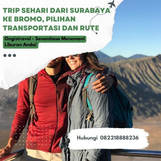 Trip Sehari dari Surabaya ke Bromo, Pilihan Transportasi dan Rute