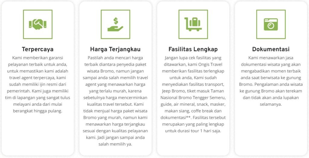 Kelebihan Paket Tour Bromo Private
